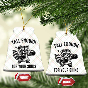 Tall Enough For Your Shins Ceramic Ornament Funny Raccoon Boxing Meme TS14 Print Your Wear
