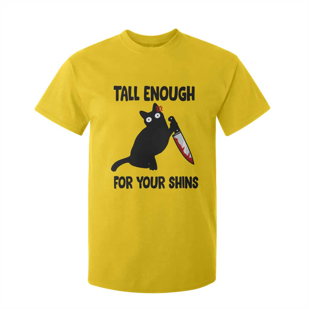 Tall Enough For Your Shins T Shirt For Kid Funny Cat Sarcastic Meme TS14 Daisy Print Your Wear