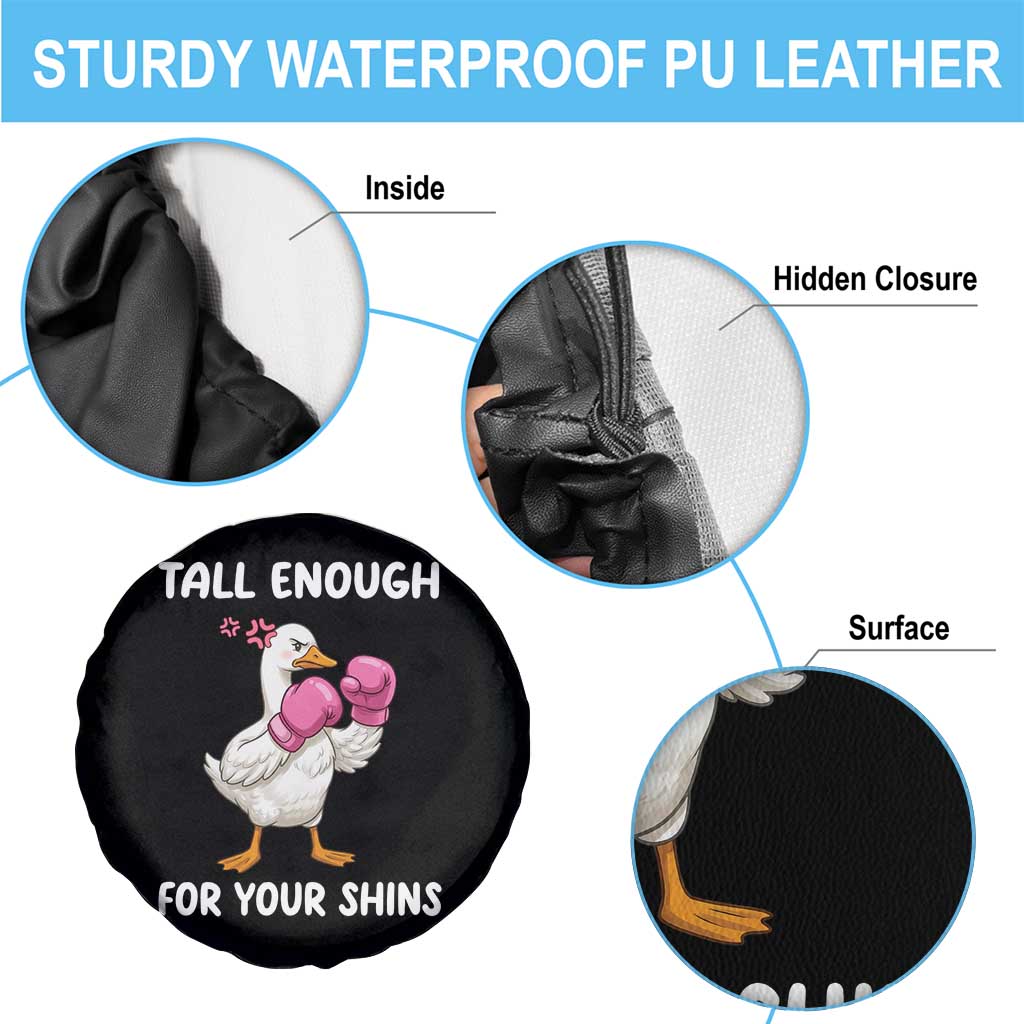 Tall Enough For Your Shins Spare Tire Cover Funny Goose Sarcastic Meme TS14 Print Your Wear