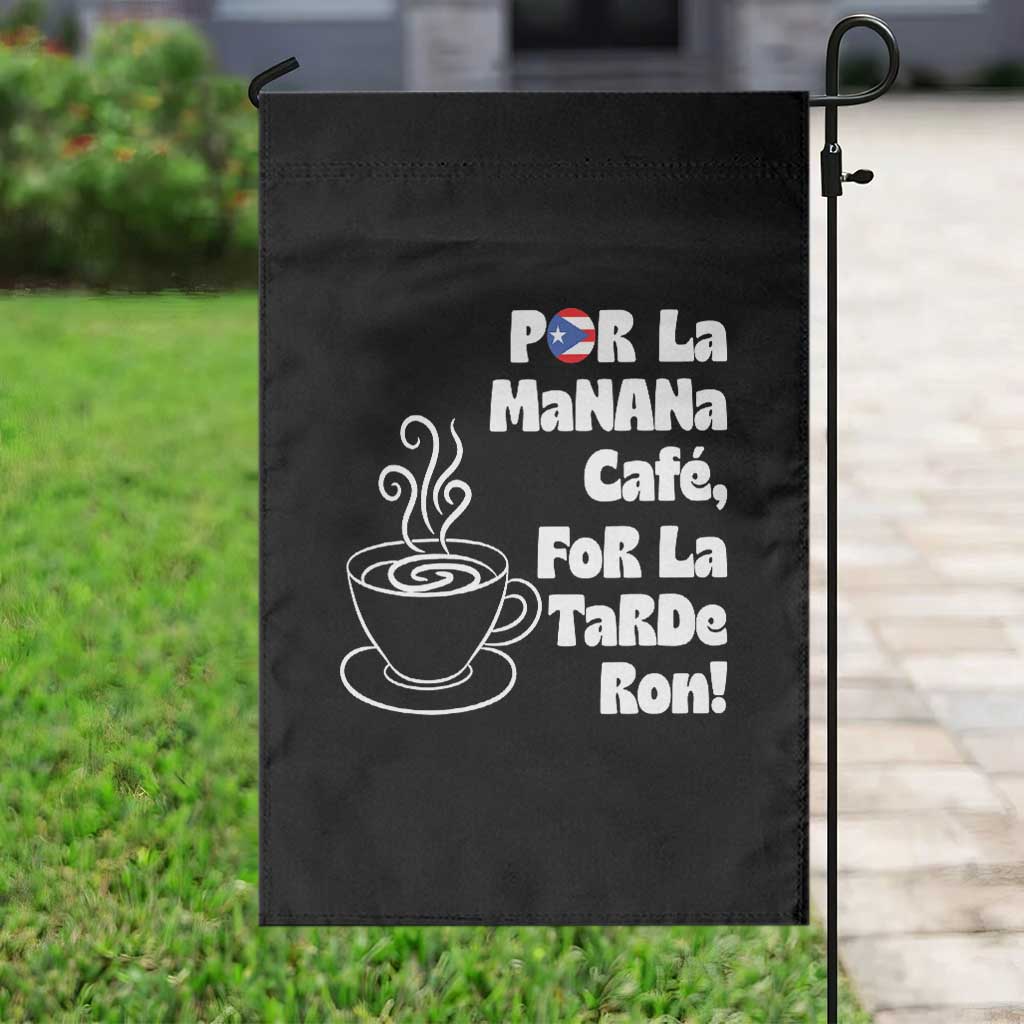 Por La Mañana Cafe Garden Flag Puerto Rican Music Lover Coffee Fan TS14 Print Your Wear