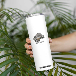 Diva Down Skinny Tumbler Funny Raccoon Relaxed TS14 Print Your Wear