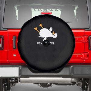 Diva Down Silly Goose Spare Tire Cover Funny Sarcastic Animal Meme TS14 Black Print Your Wear
