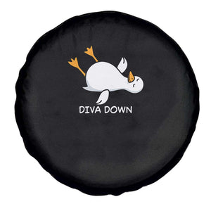 Diva Down Silly Goose Spare Tire Cover Funny Sarcastic Animal Meme TS14 Print Your Wear