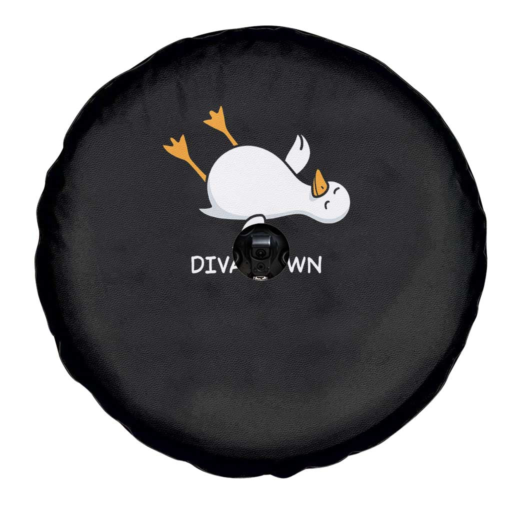 Diva Down Silly Goose Spare Tire Cover Funny Sarcastic Animal Meme TS14 Print Your Wear
