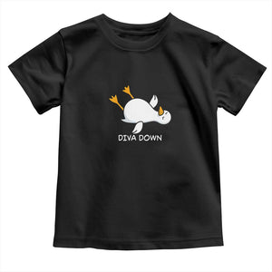 Diva Down Silly Goose Toddler T Shirt Funny Sarcastic Animal Meme TS14 Black Print Your Wear