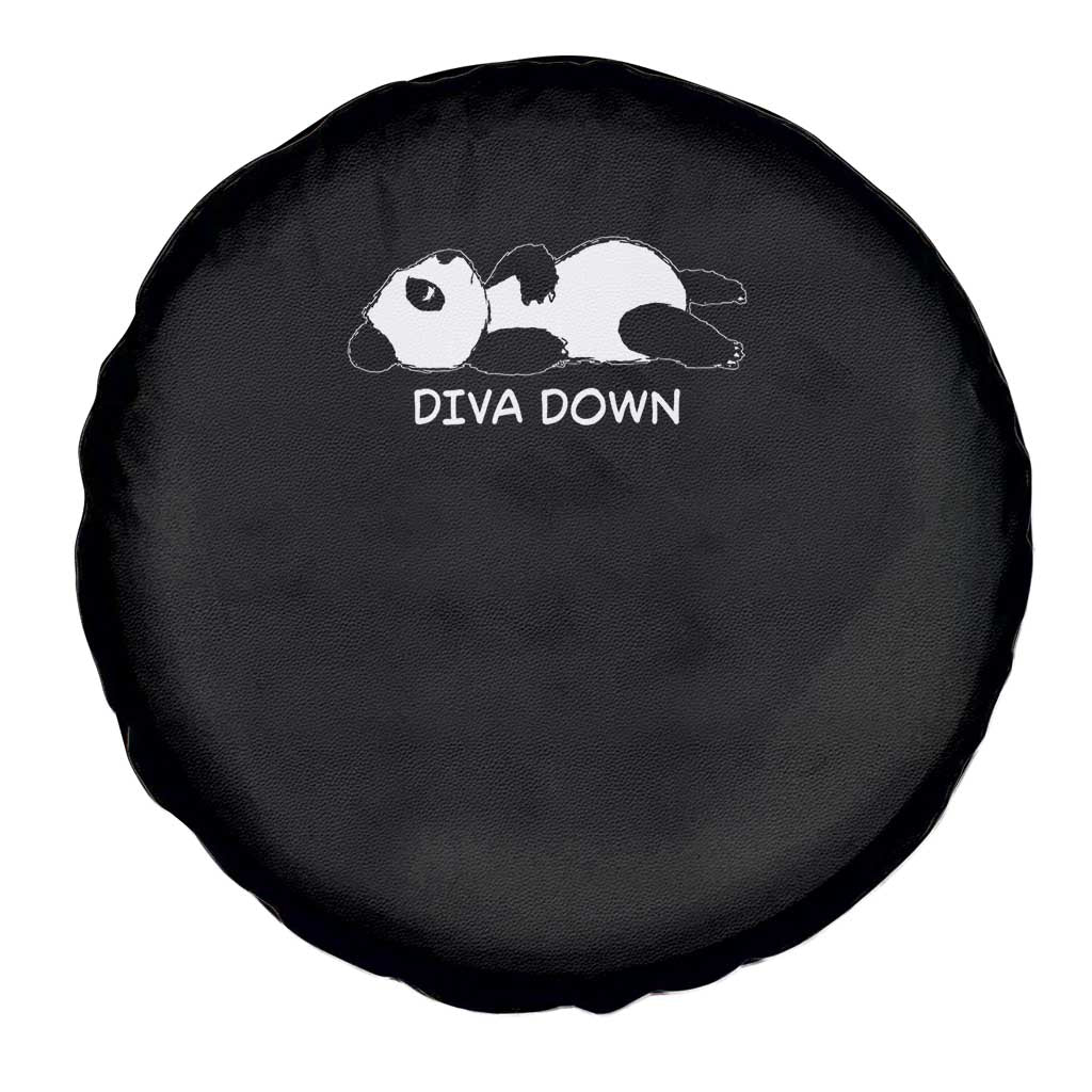 Diva Down Spare Tire Cover Funny Lazy Panda Meme TS14 Print Your Wear