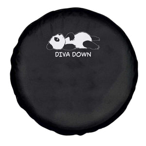 Diva Down Spare Tire Cover Funny Lazy Panda Meme TS14 Print Your Wear