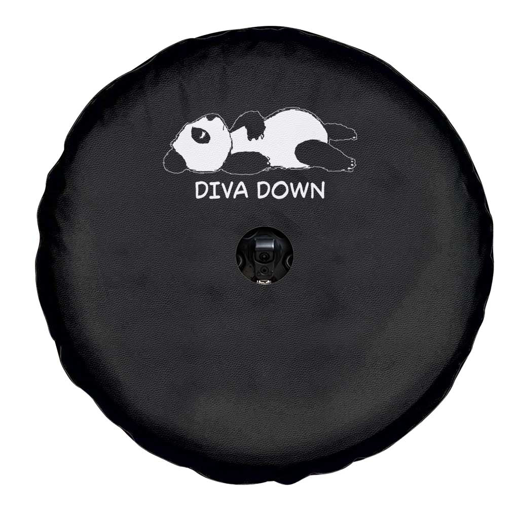 Diva Down Spare Tire Cover Funny Lazy Panda Meme TS14 Print Your Wear