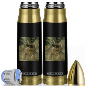 Funny Smoking Cat Selfie Meme Bullet Tumbler Gen Z Joke TS14 White Print Your Wear
