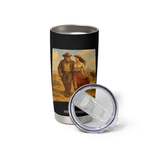 Cowboy Bigfoot Tumbler Cup Funny Sasquatch Dancing Cowgirl Western Country TS14 Print Your Wear