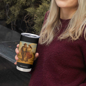 Cowboy Bigfoot Tumbler Cup Funny Sasquatch Dancing Cowgirl Western Country TS14 Print Your Wear