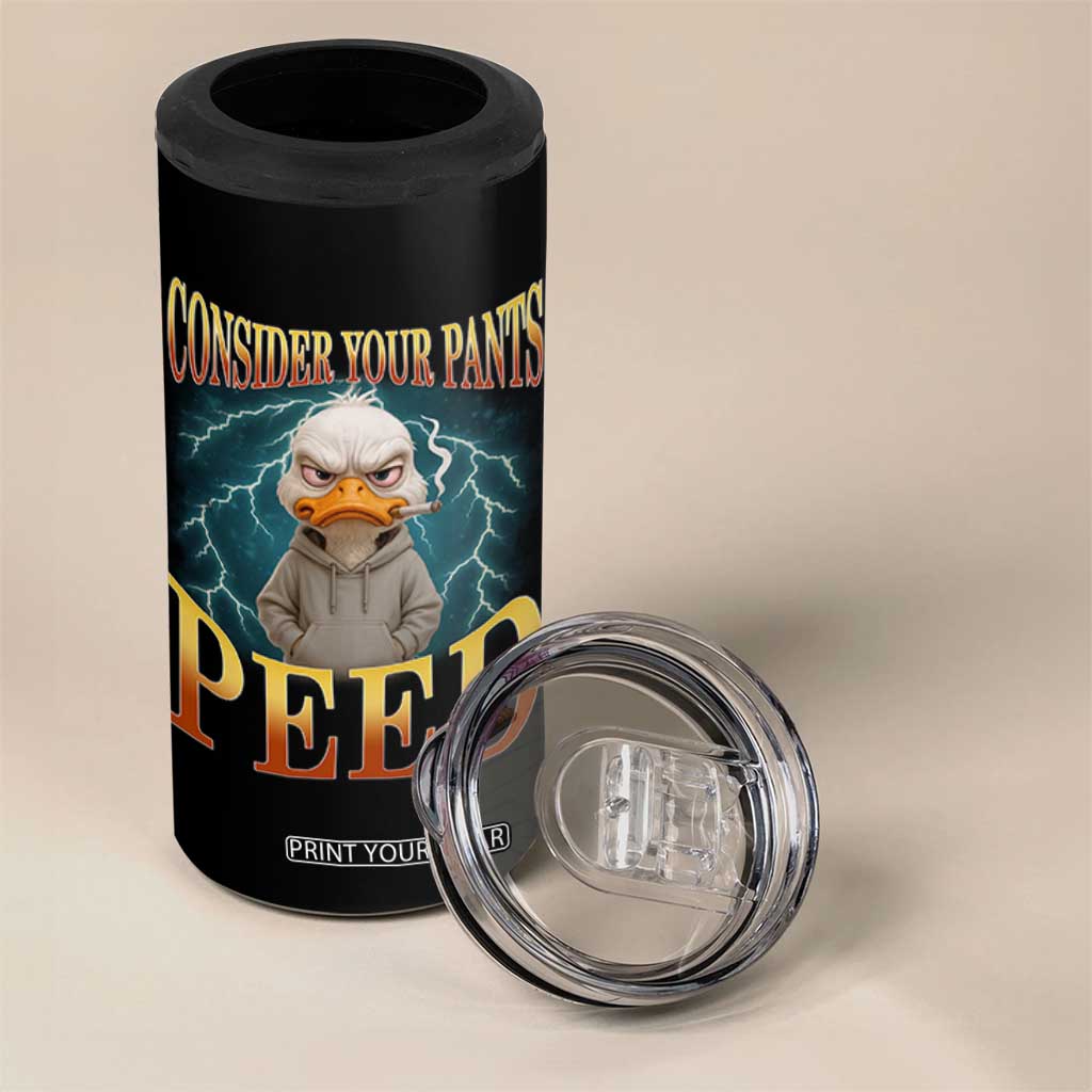 Funny Smoking Goose Meme 4 in 1 Can Cooler Tumbler Consider Your Pants Peed TS14 Print Your Wear