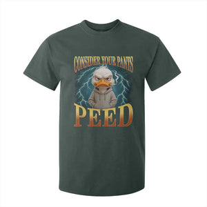 Funny Smoking Goose Meme T Shirt For Kid Consider Your Pants Peed TS14 Dark Forest Green Print Your Wear