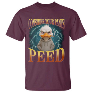 Funny Smoking Goose Meme T Shirt Consider Your Pants Peed TS14 Maroon Print Your Wear
