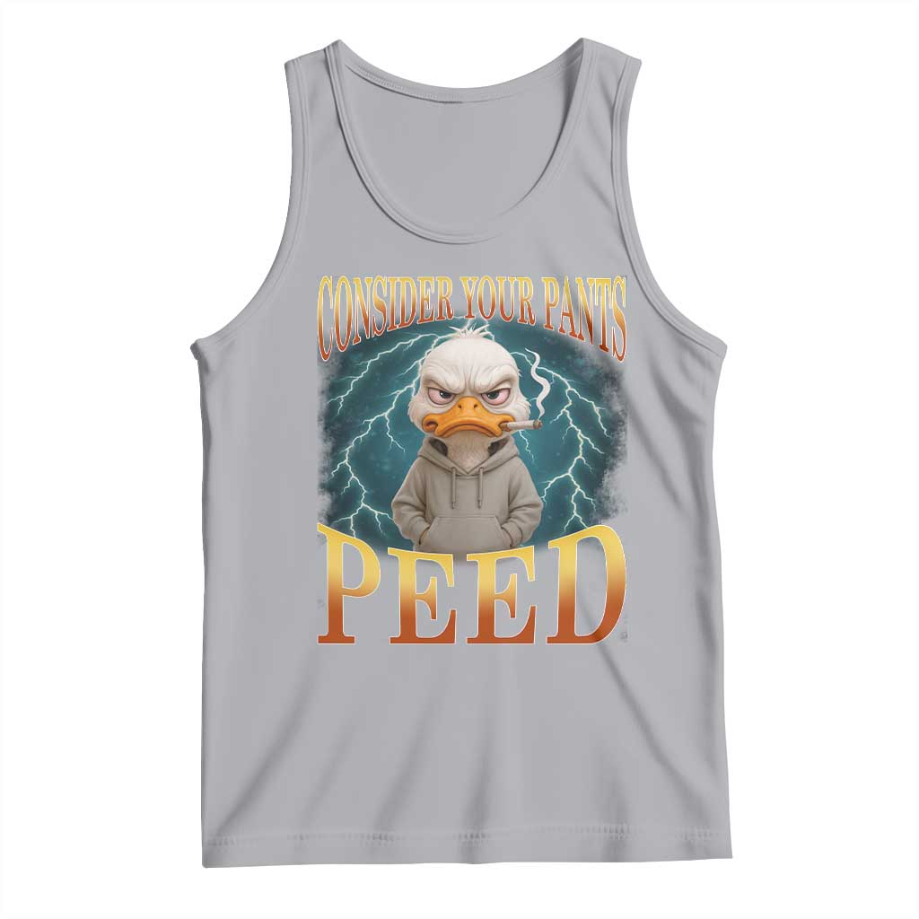 Funny Smoking Goose Meme Tank Top Consider Your Pants Peed TS14 Athletic Heather Print Your Wear