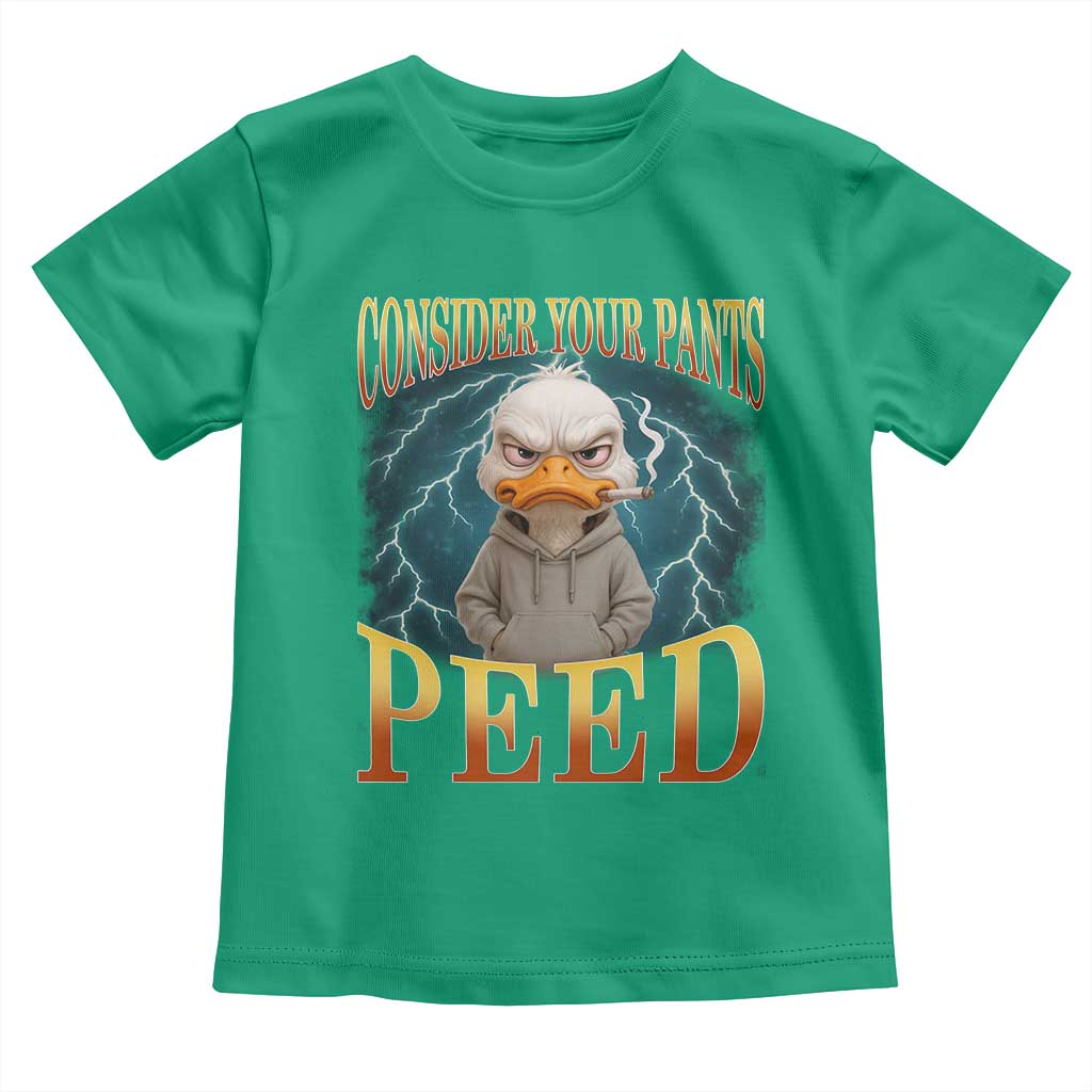 Funny Smoking Goose Meme Toddler T Shirt Consider Your Pants Peed TS14 Irish Green Print Your Wear