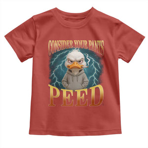Funny Smoking Goose Meme Toddler T Shirt Consider Your Pants Peed TS14 Red Print Your Wear