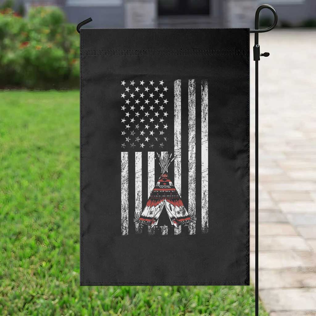 Teepee Pocket Native American Garden Flag American Flag Native Feather Pride Month Indigenous