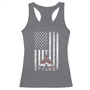 Teepee Pocket Native American Racerback Tank Top American Flag Native Feather Pride Month Indigenous