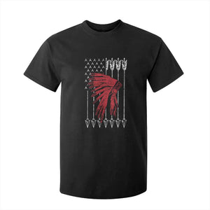 Native American Teepee American Flag T Shirt For Kid