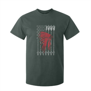 Native American Teepee American Flag T Shirt For Kid