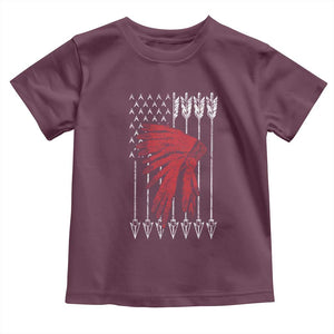 Native American Teepee American Flag Toddler T Shirt