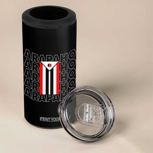 Arapaho Nation Flag Symbol 4 in 1 Can Cooler Tumbler