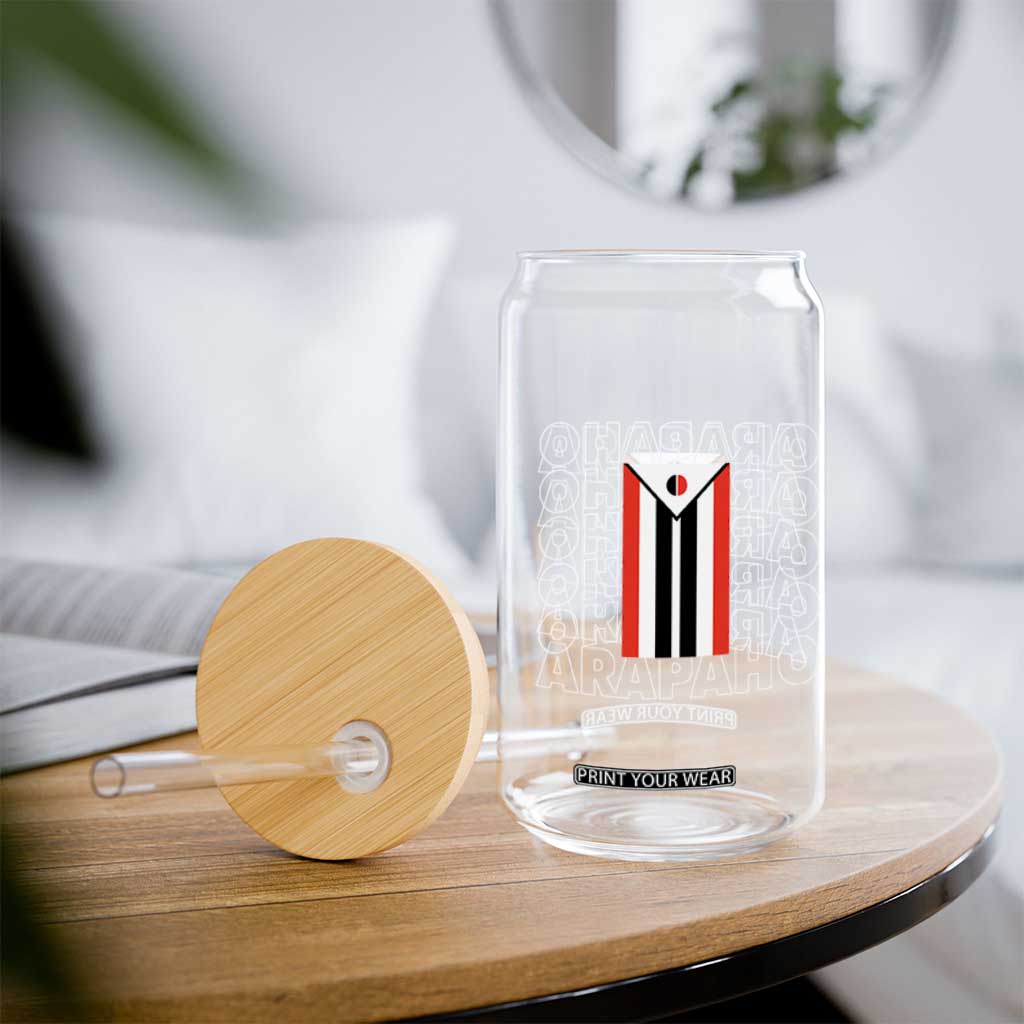Arapaho Nation Flag Symbol Glass Can