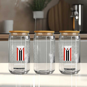 Arapaho Nation Flag Symbol Glass Can