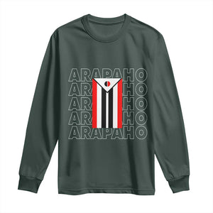 Arapaho Nation Flag Symbol Long Sleeve Shirt