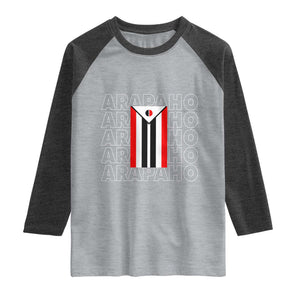 Arapaho Nation Flag Symbol Raglan Shirt