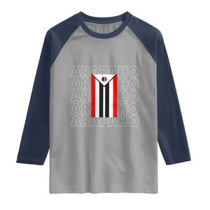 Arapaho Nation Flag Symbol Raglan Shirt