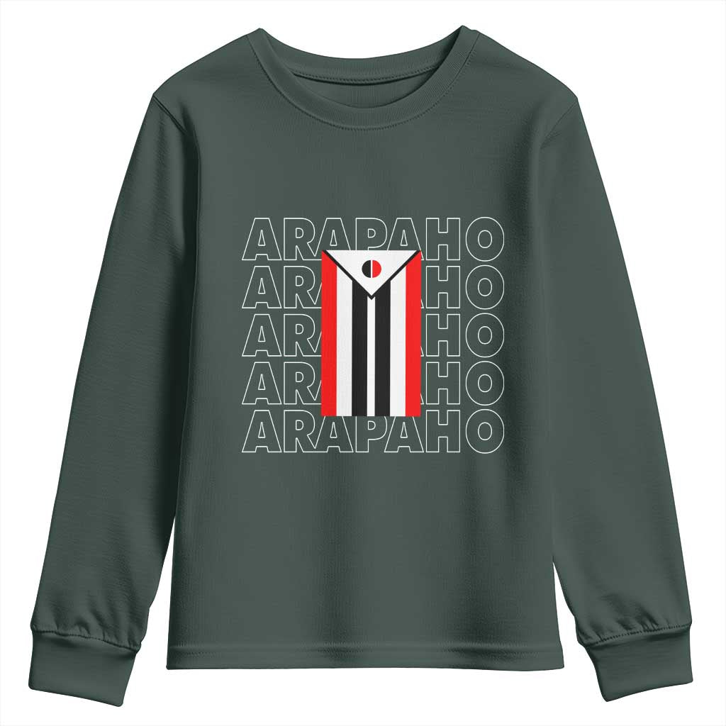 Arapaho Nation Flag Symbol Youth Sweatshirt