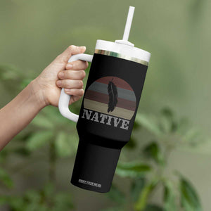 Native Indian American Pride Indigenous Native American Tumbler With Handle