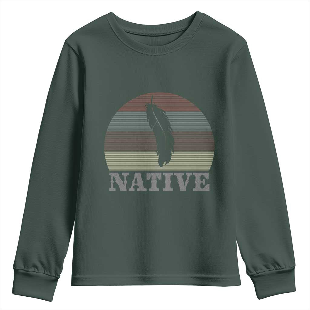 Native Indian American Pride Indigenous Native American Youth Sweatshirt