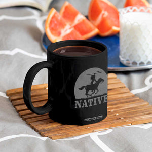 Northwest Native American Knight Pride Mountain Warrior Coffee Mug