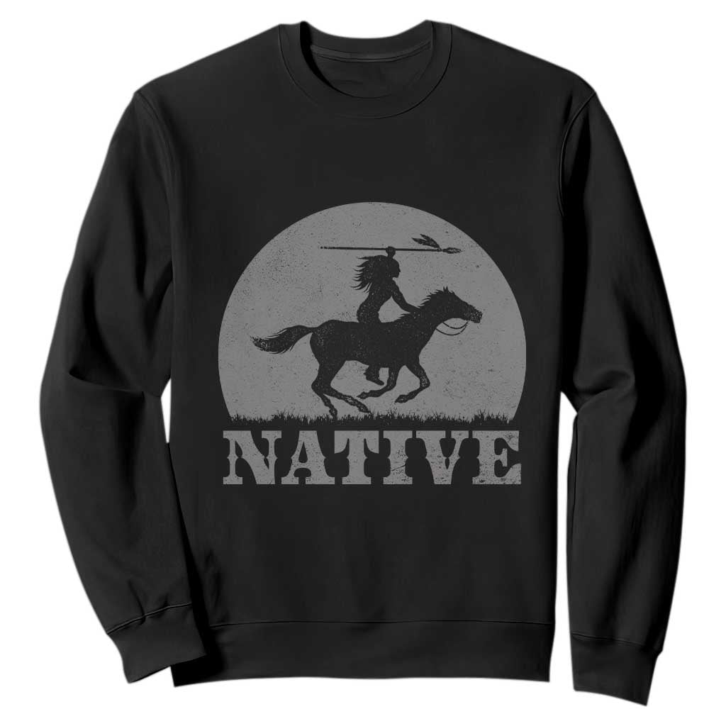 Northwest Native American Knight Pride Mountain Warrior Sweatshirt