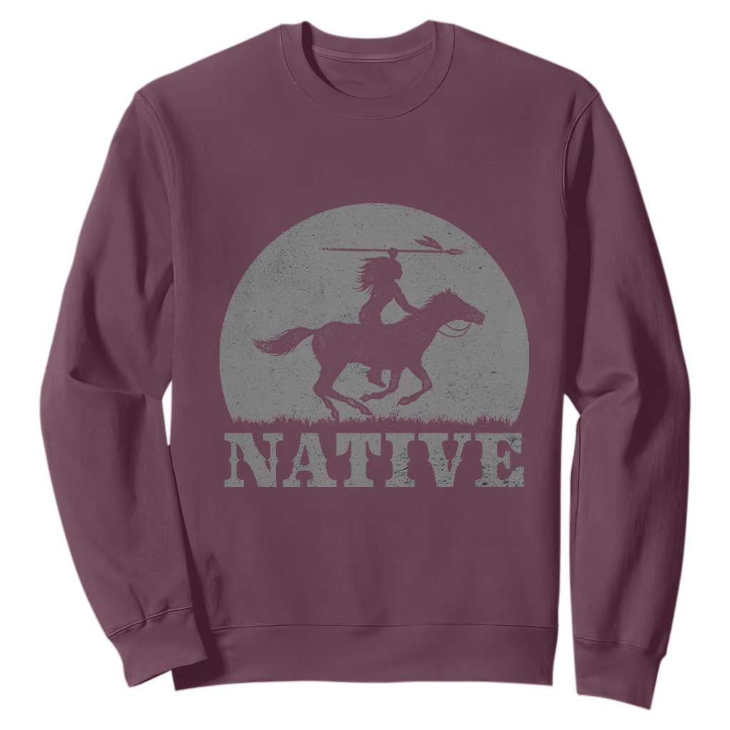 Northwest Native American Knight Pride Mountain Warrior Sweatshirt