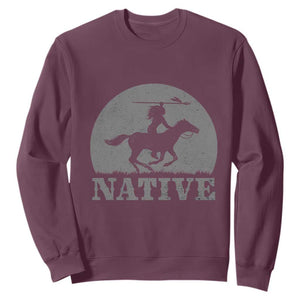 Northwest Native American Knight Pride Mountain Warrior Sweatshirt