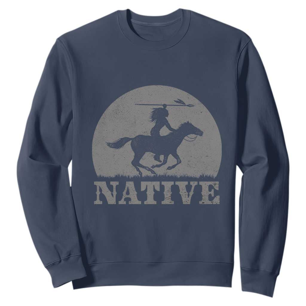 Northwest Native American Knight Pride Mountain Warrior Sweatshirt