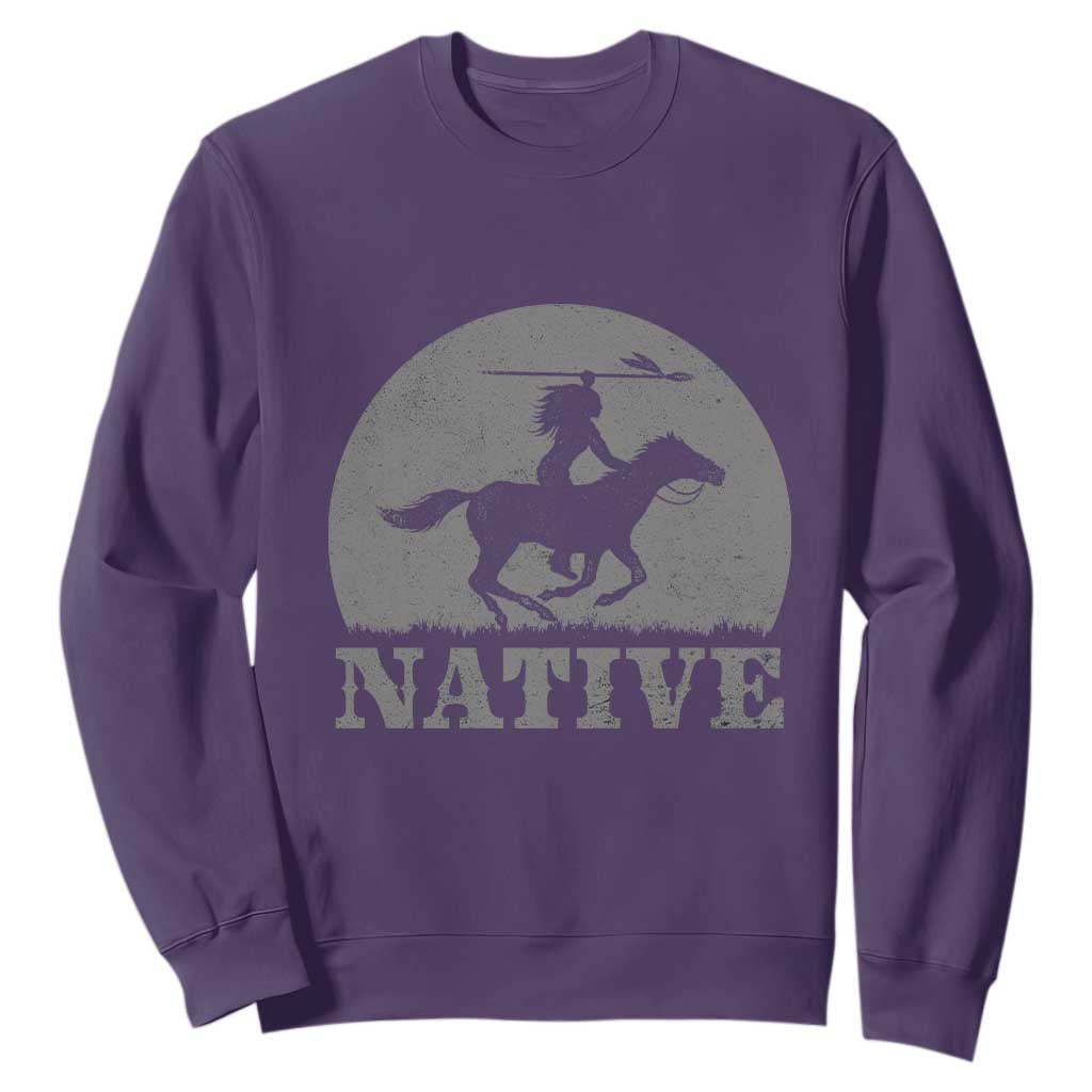 Northwest Native American Knight Pride Mountain Warrior Sweatshirt