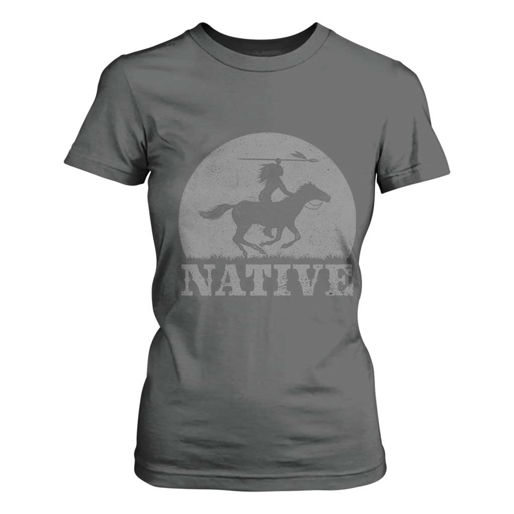 Northwest Native American Knight Pride Mountain Warrior T Shirt For Women