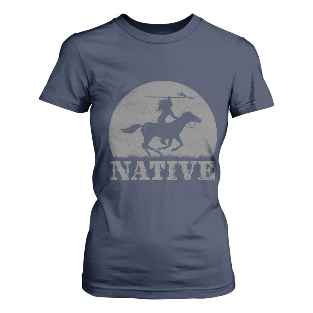 Northwest Native American Knight Pride Mountain Warrior T Shirt For Women