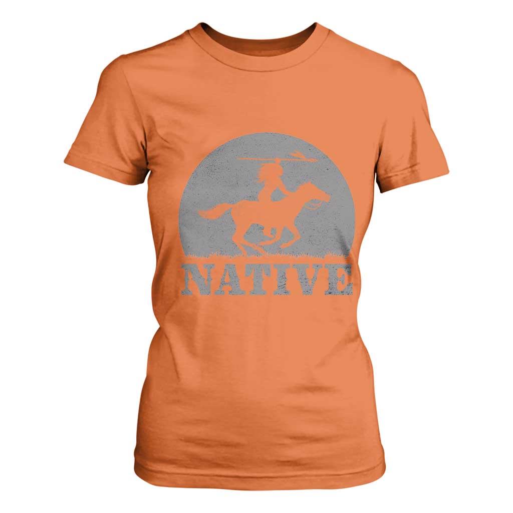 Northwest Native American Knight Pride Mountain Warrior T Shirt For Women