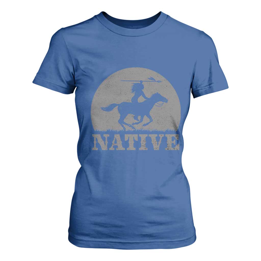 Northwest Native American Knight Pride Mountain Warrior T Shirt For Women