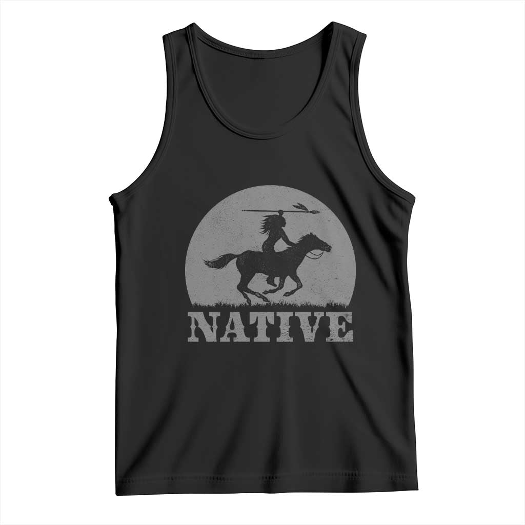 Northwest Native American Knight Pride Mountain Warrior Tank Top TS14 Black Print Your Wear