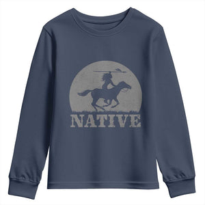 Northwest Native American Knight Pride Mountain Warrior Youth Sweatshirt