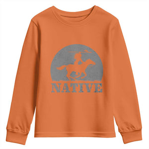Northwest Native American Knight Pride Mountain Warrior Youth Sweatshirt