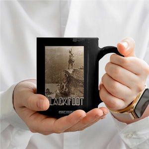 Blackfoot Native American Indians At Glacier National Park Coffee Mug