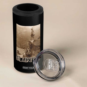 Blackfoot Native American Indians At Glacier National Park 4 in 1 Can Cooler Tumbler